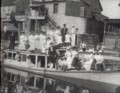 Perth Vocal Society aboard the steamer Arrah Wanna, before sailing to the Rideau for a picnic ca 1909; west side Tay Basin
