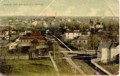 View from the top of the Perth water tower north on Harvey Street, about 1900.