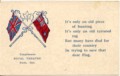 Patriotic postcard presumably WWI, by the Royal Theatre.